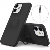 iPhone 13 Skal Med Ringhållare Svart - Techhuset.se