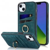 Köp iPhone 14 Plus Kortfack Skal Ring Grön Online