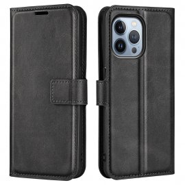 Köp iPhone 14 Pro Max Wallet Leather Black Online