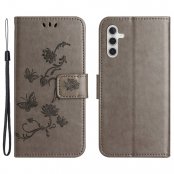 Läderfodral Samsung Galaxy A35 Grå