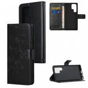 Köp Läderfodral Fjärilar Samsung Galaxy S24 Ultra Svart Online