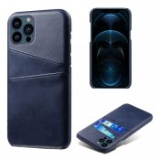 Läderskal Med Kortfack iPhone 13 Pro Blå - Techhuset.se