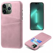 Köp Läderskal Med Kortfack iPhone 14 Pro Rosa Online