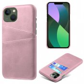 Köp Läderskal Med Kortfack iPhone 15 Rosa Online