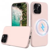 MagSafe Silikonskal iPhone 16 Pro Rosa