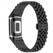 Köp Metallarmband Fitbit Charge 5 i Fjärilsspänne Svart Online