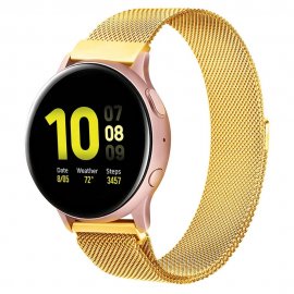 Köp Milanese Armband Samsung Galaxy Watch 5 40/44/Pro 45 mm Guld Online