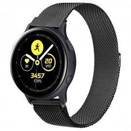 Köp Milanese Armband Samsung Galaxy Watch 5 40/44/Pro 45 mm Svart Online
