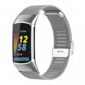 Köp Milanese Mesh Bracelet Fitbit Charge 5 Silver Online