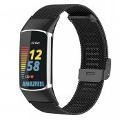 Köp Milanese Mesh Bracelet Fitbit Charge 6 Svart Online