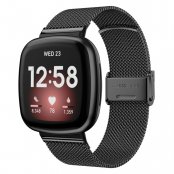 Köp Milanese Mesh Bracelet Fitbit Versa 4/Sense 2 Svart Online