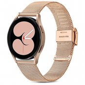 Milanese Mesh Bracelet Samsung Galaxy Watch FE Roséguld