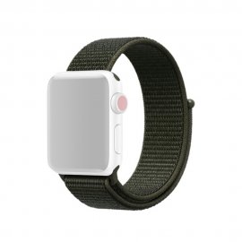 Köp Nylonarmband Apple Watch 41mm Series 9 Mörkgrön Online