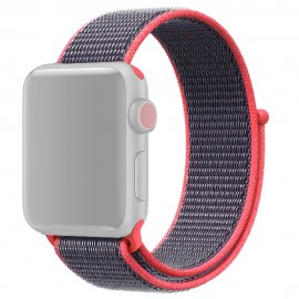 Nylonarmband Apple Watch 42/44mm Röd - Techhuset.se