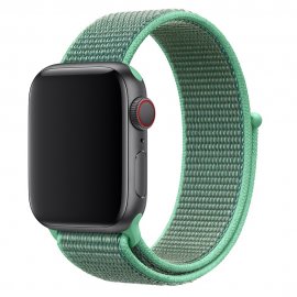 Köp Nylonarmband Apple Watch 45mm Series 9 Grön Online