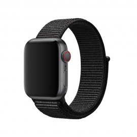 Köp Nylonarmband Apple Watch 45mm Series 9 Svart Online