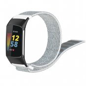 Köp Nylonarmband Fitbit Charge 6 Grå Online