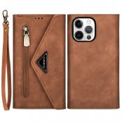 Köp Plånboksfodral iPhone 14 Pro Brun Online
