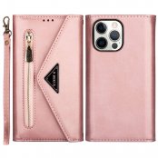 Köp Plånboksfodral iPhone 14 Pro Roséguld Online