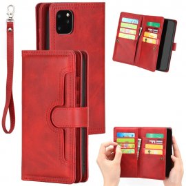 Köp Plånboksfodral Multi-Slot iPhone 14 Röd Online