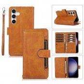 Köp Plånboksfodral Multi-Slot Samsung Galaxy S24 Plus Cognac Online