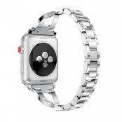 Rhinestone Kristallarmband Apple Watch Series 11 46mm Silver