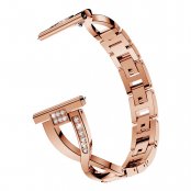 Rhinestone Kristallarmband till Garmin Vivoactive 3 Roséguld