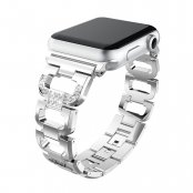 Köp Rhinestone MetallarmbandApple Watch Ultra 3 49mm Silver Online