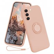 Köp Samsung Galaxy S23 Skal Med Ringhållare Rosa Online