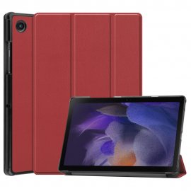 Samsung Galaxy Tab A8 10.5 Fodral Tri-fold Röd - Techhuset.se