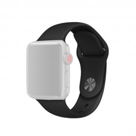 Köp Silikonarmband Apple Watch 45mm Series 9 Svart Online