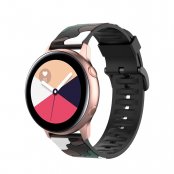 Silikonarmband Kamouflage Galaxy Watch Active Grön - Techhuset.se
