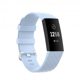 Techhuset Silikonarmband Till Fitbit Charge 3/4 Ljusblå Bild 1