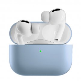 Köp Silikonskal Apple AirPods Pro 2 Ljusblå Online