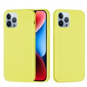 Köp Silikonskal iPhone 15 Pro Gul Online