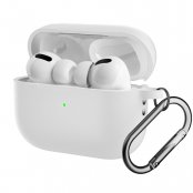 Köp Silikonskal Med Karbinhake Apple AirPods Pro 2 Vit Online