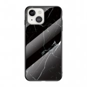 Skal Härdat Glas iPhone 13 Mini Svart Marmor - Techhuset.se