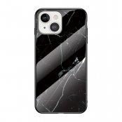 Skal Härdat Glas iPhone 13 Svart Marmor - Techhuset.se
