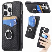 Skal iPhone 16 Pro Kortfack + Ring