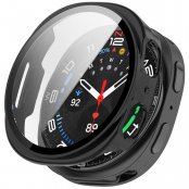 Skal Samsung Galaxy Watch 8 40mm Hårdplast + Glas Svart