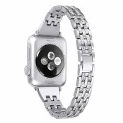 Köp Slim Bling Bracelet Apple Watch 42/44/45/49 mm Silver Online