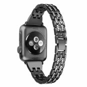Köp Slim Bling Bracelet Apple Watch Ultra 2 49mm Svart Online