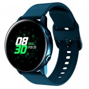 Soft Silikonarmband Samsung Galaxy Watch Active Mörk Blå - Techhuset.se