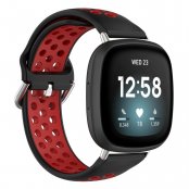 Köp Sportarmband Fitbit Versa 4/Sense 2 Svart/Röd Online