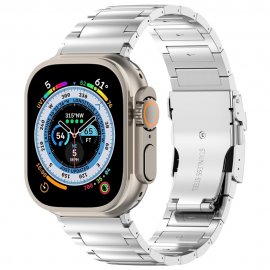 Köp Titanarmband Apple Watch 42/44/45/49 mm Silver Online