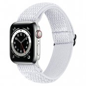 Vävd Nylonarmband Apple Watch Series 11 42mm Vit
