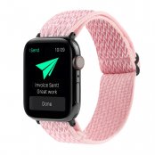 Vävd Nylonarmband Apple Watch Series 10 46mm Rosa