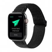 Vävd Nylonarmband Apple Watch Series 11 46mm Svart