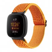 Köp Vävd Nylonarmband Fitbit Versa 4/Sense 2 Orange Online