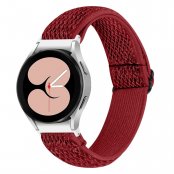 Vävd Nylonarmband Samsung Galaxy Watch FE Röd